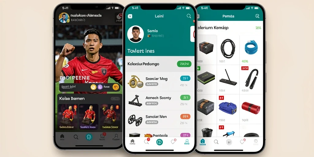 Berbagai skin karakter yang bisa dipilih.