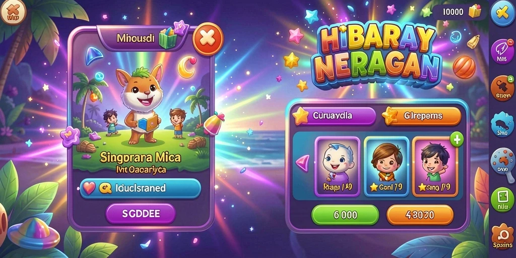 Tangkapan layar dari mode permainan baru yang seru.