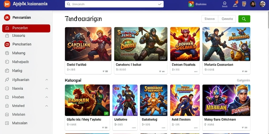 Tangkapan layar memperlihatkan mode permainan kompetitif yang seru.